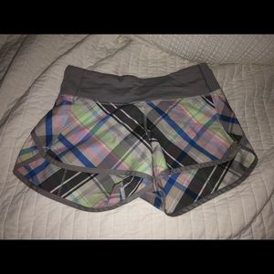 Patterned lululemon shorts